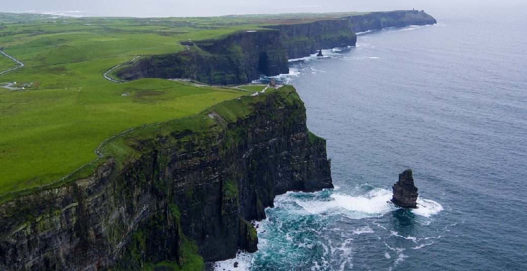 Irish cliff